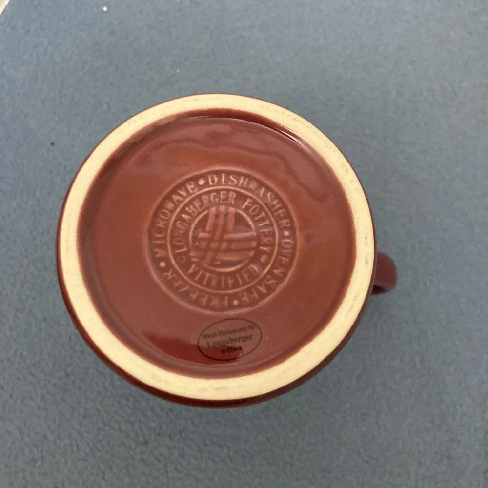 Longaberger Pottery Woven Traditions Paprika 5